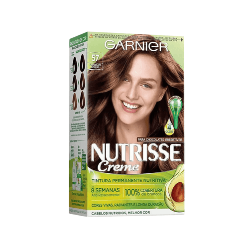 Tintura Nutrisse Coloração Creme Chocolate Amargo 57
