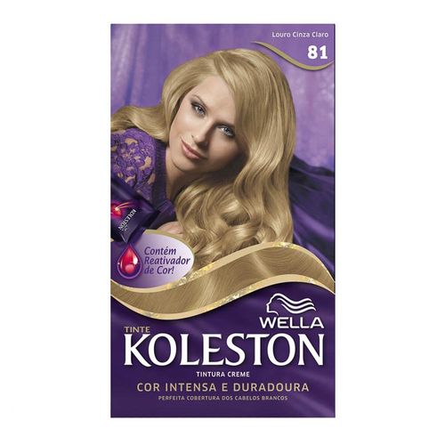 Tintura Koleston 81 Louro Cinza Claro