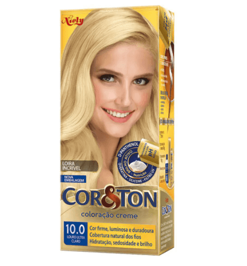 Tintura Cor&Ton Niely Louro Ultra Claro 10.0