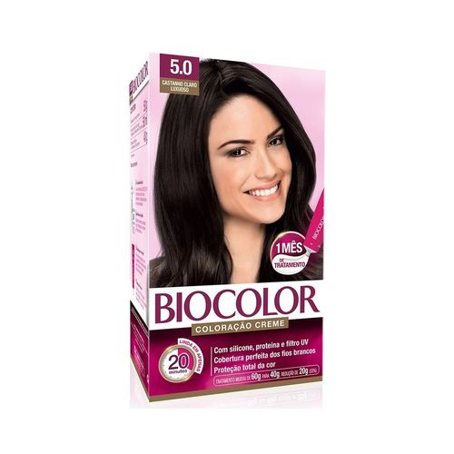 Biocolor Tinta de Cabelo Coloração Creme - 5.0 Cast Claro Lux