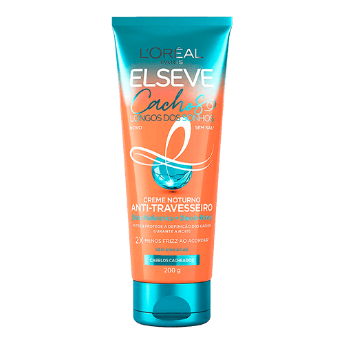 Creme De Tratamento Elseve Noturno Cachos Dos Sonhos 200g