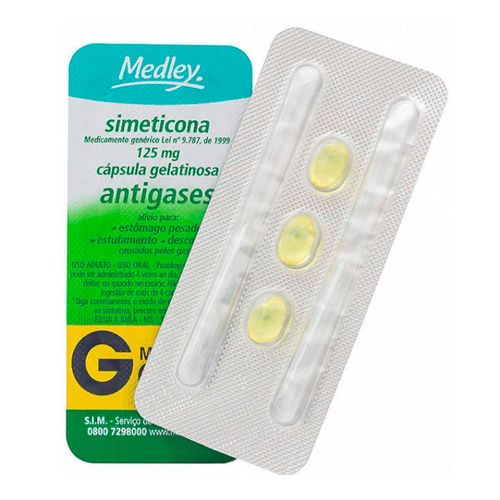 SIMETICONA 125MG 3CP   MEDL