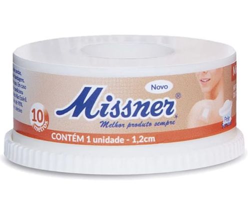 Fita Microporosa Missner Bege 1,2cm 10m