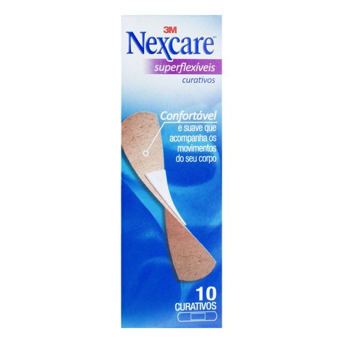 Curativo Nexcare Superflexivel com 10 unidades