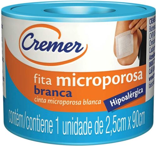 Fita Microporosa Cremer Branca 2,5Cmx90M