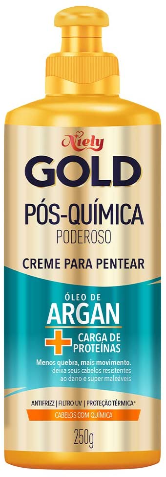 Creme Para Pentear Niely Pos Quimica Oleo De Argan 250G