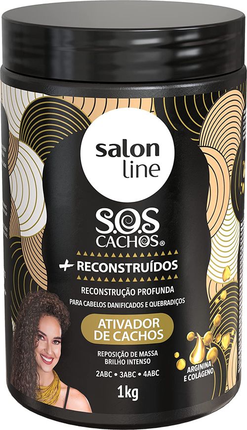 Salon Line SOS Cachos Reconstrução Arginina e Colágeno 1kg