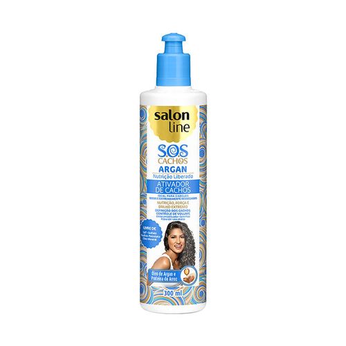 Ativador Cachos Salon Line Sos Cachos Argan 300ml