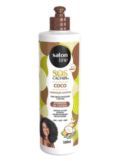 Salon Line SOS Cachos Coco Trat Profundo Ativador 500mL