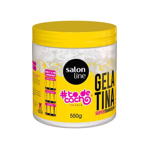 Gelatina Capilar Salon Line #To de Cacho Super Transição com 550g