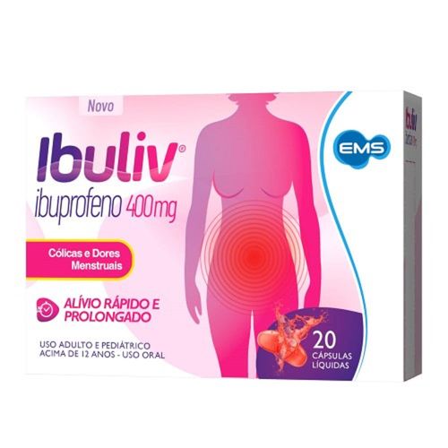 Ibuliv 400mg 20 Cápsulas