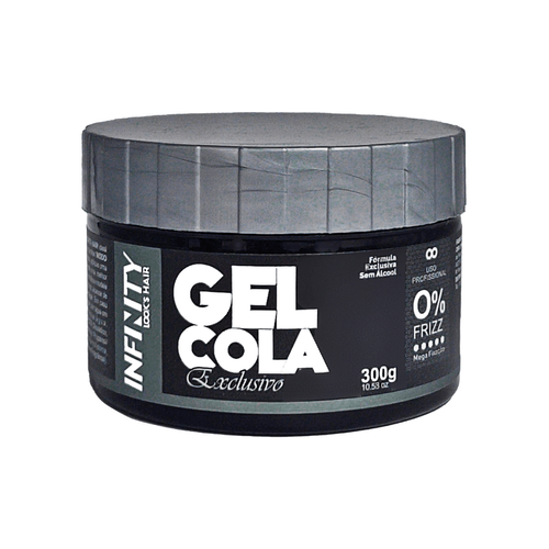 Gel Cola Infinity Hair Exclusivo Sem Álcool 300g
