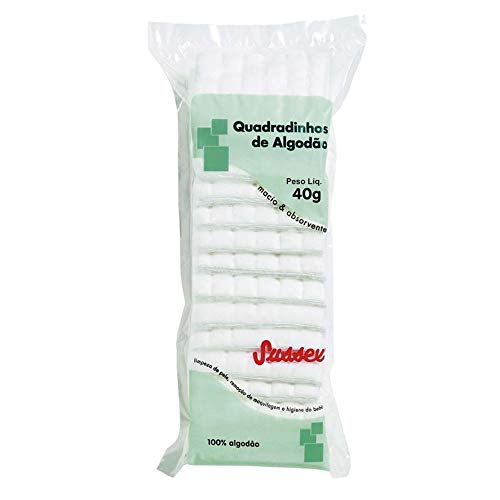 Algodão Sussex Quadradinho Branco 40G