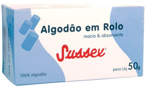 Algodão em Rolo 50G Sussex