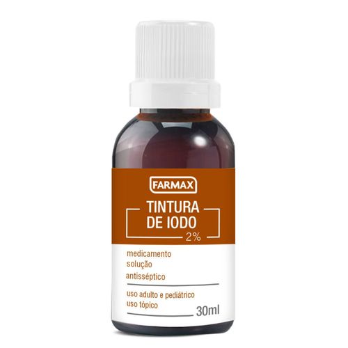 Tintura De Iodo 2% 30Ml Farmax