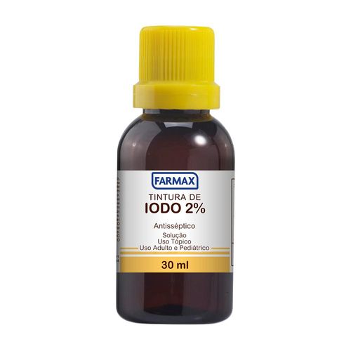 Tintura De Iodo 2% 30Ml Farmax