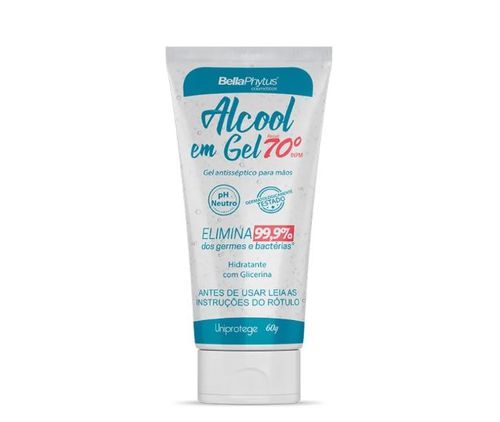 Álcool Gel Bellaphytus Bisnaga 60g