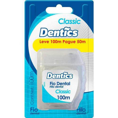 Fio Dental Dentics Classic Leve 100 Pague 50M