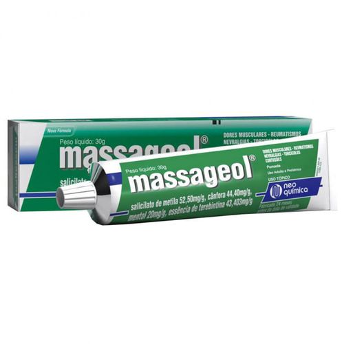 Massageol Pomada com 30g