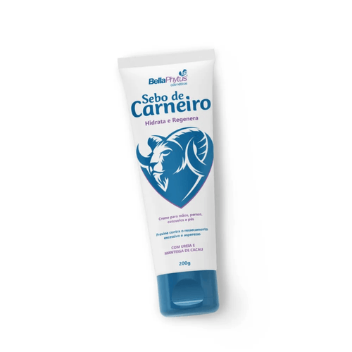 Sebo de Carneiro  com Ureia e Manteiga de Cacau Bellaphytus 120g