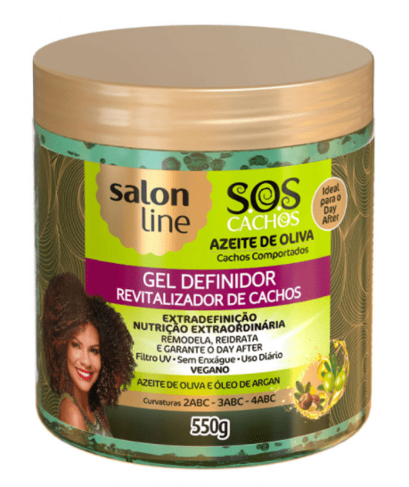 Gel Definidor Salon Line SOS Cachos Azeite de Oliva 550g