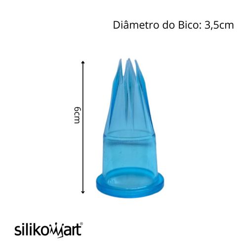 Conjunto para Confeitar 6 Bicos Bolo Decorativo Silikomart