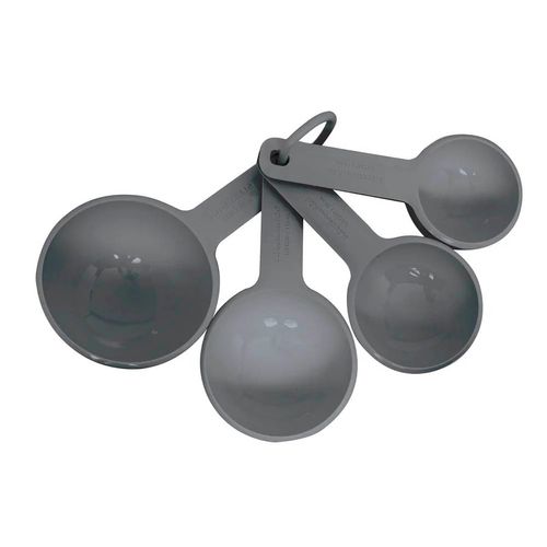Conjunto 4 Xícaras Medidoras Confeitaria Cinza KitchenAid