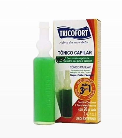 Tonico Capilar Tricofort com 2 unidades Ampolas 20ml