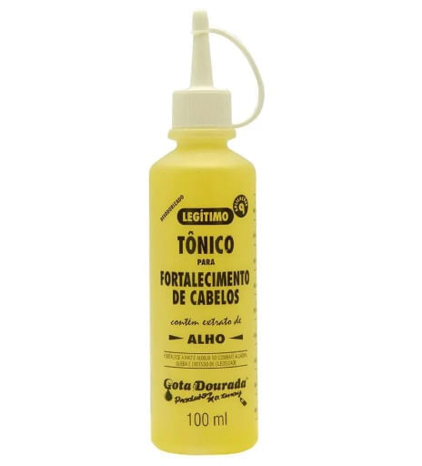 Tonico Para Fortalecimento De Cabelos Gota Dourada Alho 100Ml