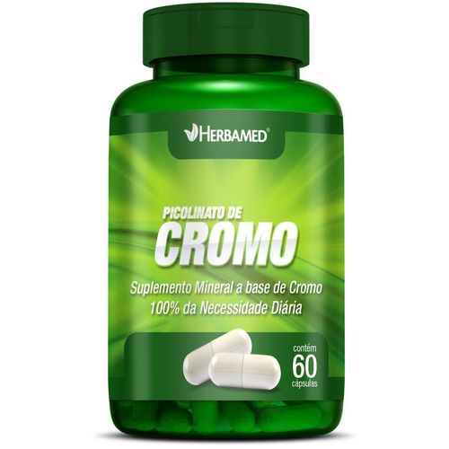 Picolinato Cromo 35mcg Herbamed 60 Cápsulas