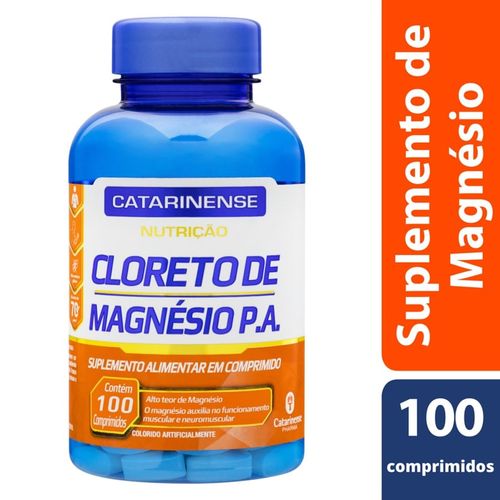 Cloreto de Magnésio P.A. Catarinense com 100 comprimidos