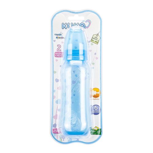 Mamadeira Kuka Aquarela Orto Azul 250Ml referencia 61466
