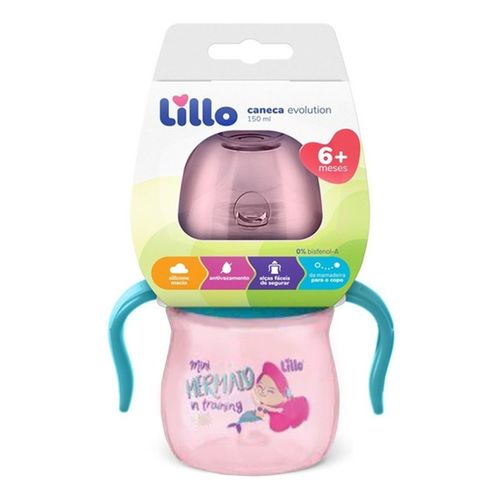 Caneca Lillo com Alca Evolution Menina 150ml