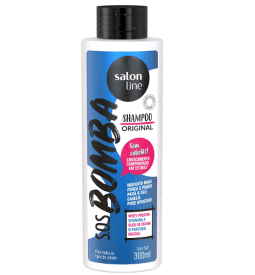 Shampoo Salon Line Sos Bomba Explosão Crescimento com 300ml