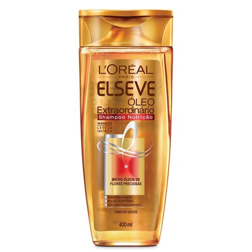 Shampoo Elséve Óleo Extraordinário Nutrição 400mL