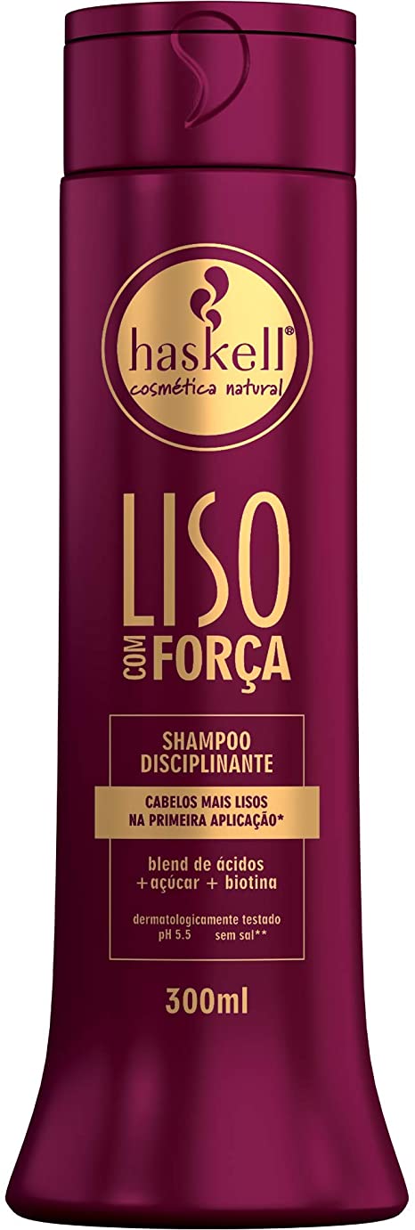 Shampoo Haskell Liso com Forca 300ml