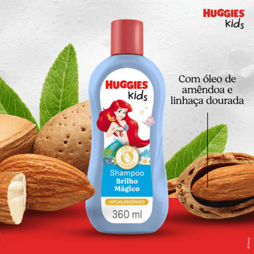 Shampoo Infantil Huggies Kids Brilho Mágico 360ml