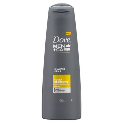 Shampoo Dove Men+Care Shampoo 2X1 Forca Resistente 400ml
