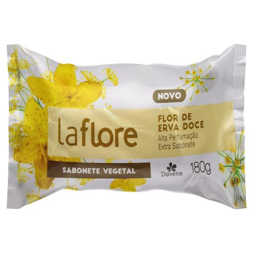 Sabonte Barra Vegetal Erva Doce La Flore 150g