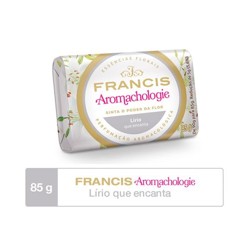 Sabonete Francis Barra Suave Branco 85G