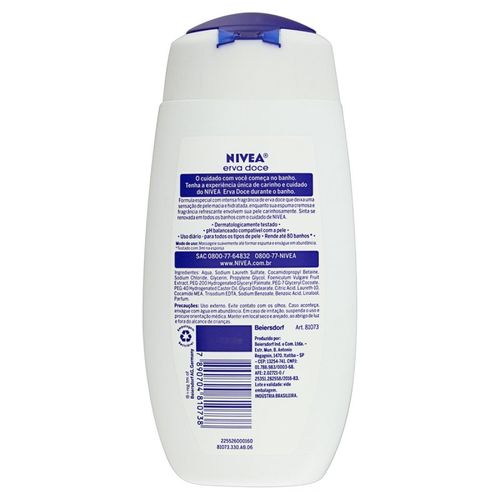 Sabonete Líquido Hidratante Nivea Erva Doce 250Ml