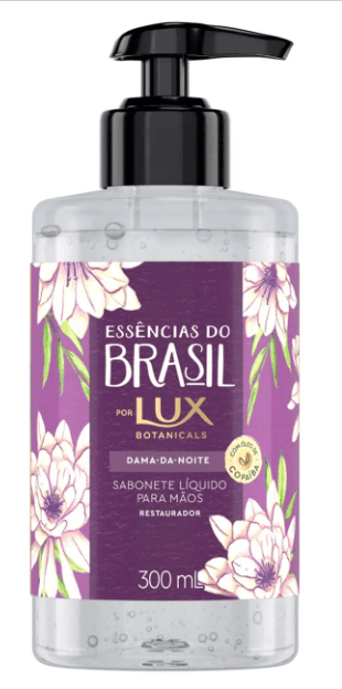 Sabonete Líquido para as Mãos Lux Botanicals Essências do Brasil Dama da Noite com 300ml