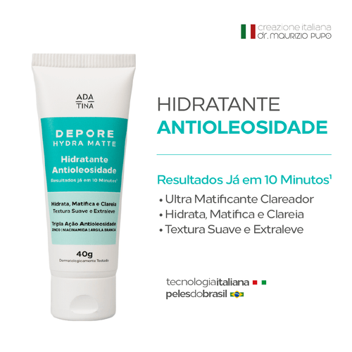 Hidratante Antioleosidade Ultra Matificante Depore Hydra Matte
