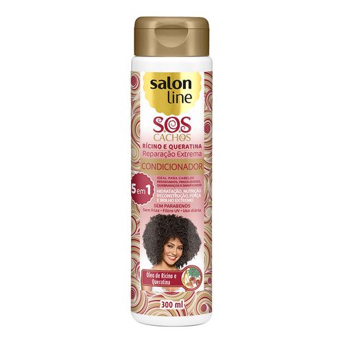 Condicionador Salon Line Sos Cachos Ricino E Queratina 300ml