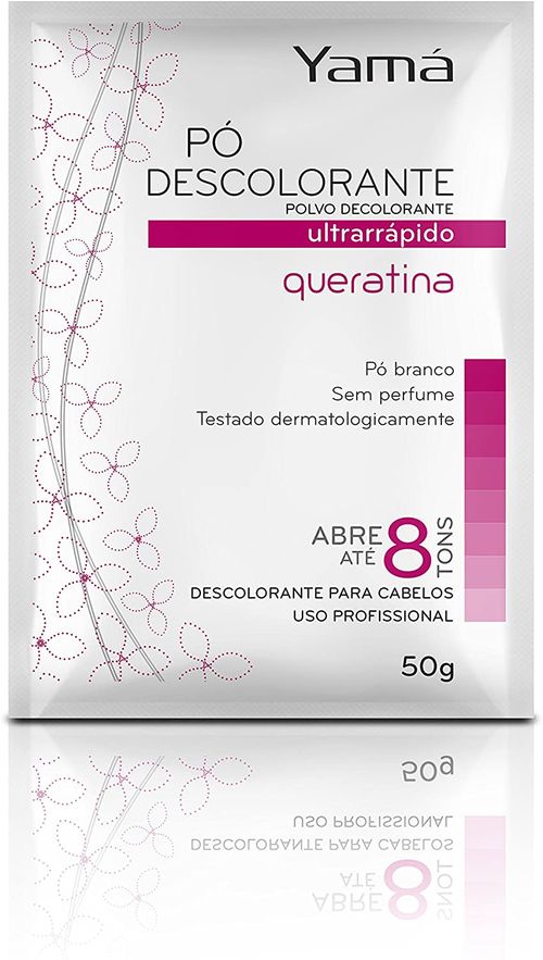 Pó Descolorante Yama Queratina 50G