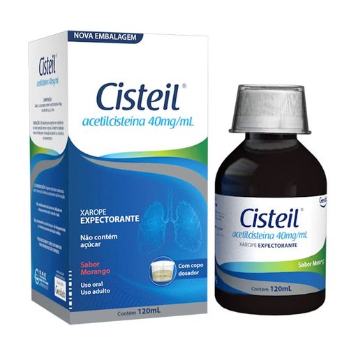 Cisteil Xarope Expectorante Adulto 40mg/ml 120ml
