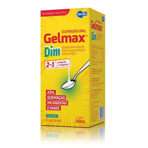 Gelmax Dim Suspensão Oral 240mL