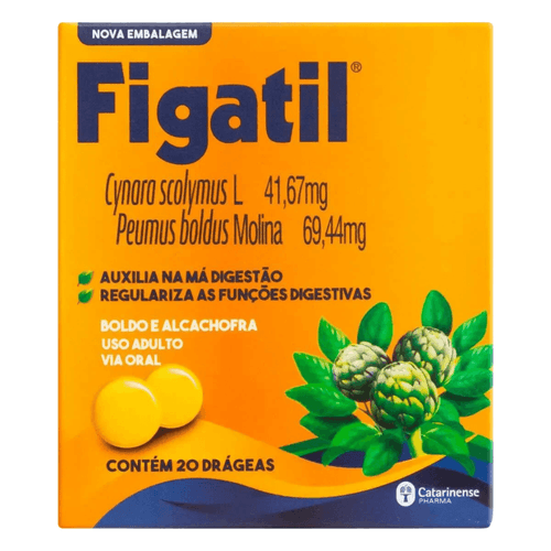 Figatil Com 20 drageas