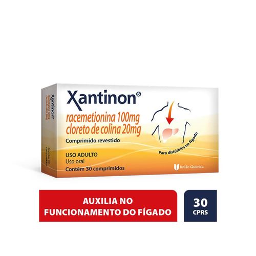 Xantinon com 30 comprimidos