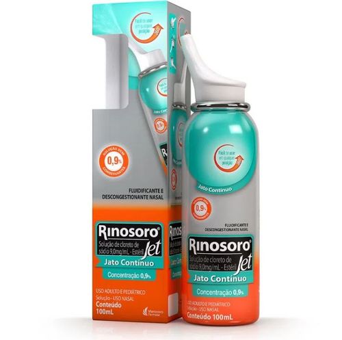 Rinosoro Jet Spray Nasal Jato 9,0mg/ml com 100ML
